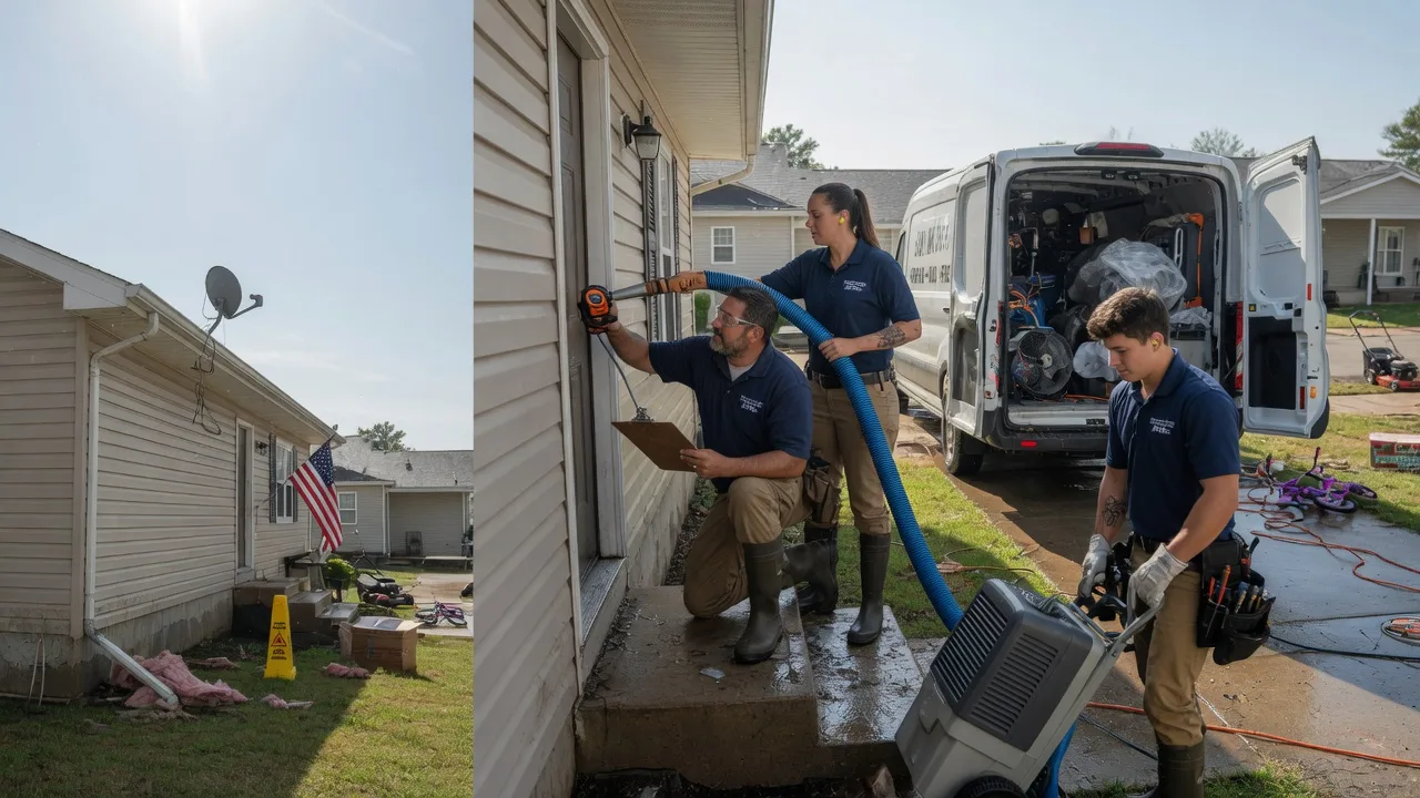 Ceiling Water Damage Restoration in Wesson, MS near me